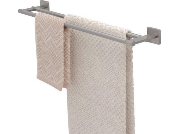 Veiling - Handdoekrek dubbel - RVS geborsteld, Huis en Inrichting, Badkamer | Badtextiel en Accessoires
