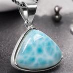 Topkwaliteit Larimar-edelsteen - Zeldzaam mineraal -