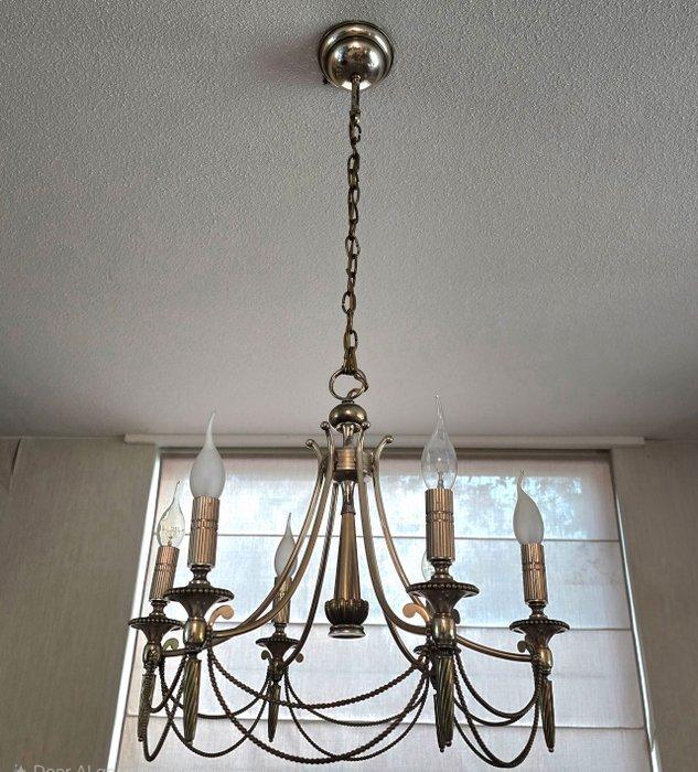 Gaetano Sciolari - Hangende plafondlamp - Verzilverd -, Antiek en Kunst, Antiek | Verlichting