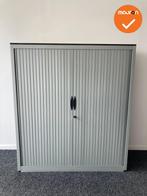 Roldeurkast Aspa  - Zilvergrijs - 137x120x47cm - Zilvergrijs, Werkplek, Ophalen of Verzenden, Gebruikt, Kast