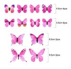 Glow in the Dark Vlinders - 12 Stuks - Lichtgevende, Huis en Inrichting, Verzenden, Nieuw