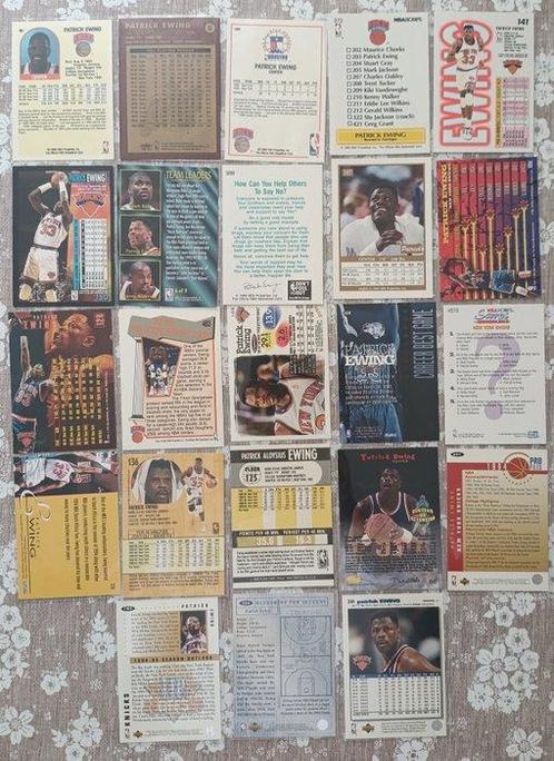 1990s Fleer, Upper Deck, Hoops - Patrick Ewing - 63 Card -, Verzamelen, Stickers