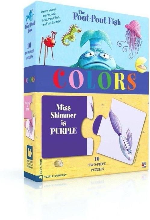 Pout Pout fish - Ten Two Piece puzzle - Colors op Overig, Kinderen en Baby's, Speelgoed | Kinderpuzzels, Verzenden