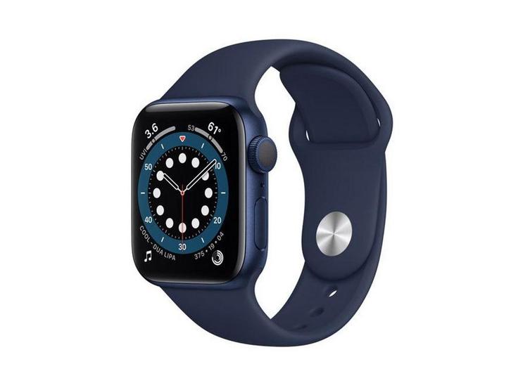 Apple Watch Series 6 - 44mm Cellular - GPS + 4G - Blauw, Handtassen en Accessoires, Smartwatches, Zo goed als nieuw, Verzenden