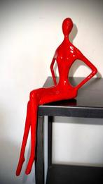 Abdoulaye Derme - sculptuur, Femme Assisse - 32 cm - Koud