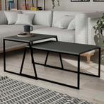 2dekans | Pal Salontafelset Rond – 100% Melamine & Metaal –, Ophalen of Verzenden, Nieuw