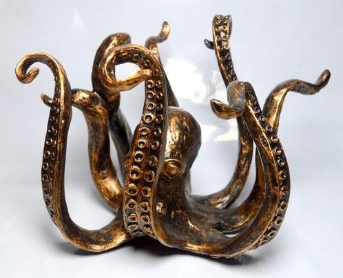 No Reserve Price - Beeld, Octopus - 17 cm - Composiet, Antiek en Kunst, Kunst | Designobjecten