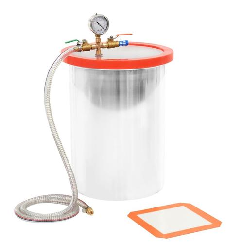 vidaXL Vacuümkamer 22,7 L roestvrij staal, Doe-het-zelf en Bouw, Overige Doe-Het-Zelf en Bouw, Nieuw, Verzenden