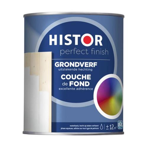 Histor Perfect Finish Grondverf Wit 0.75L, Doe-het-zelf en Bouw, Verf, Beits en Lak, Wit, Nieuw, Verzenden