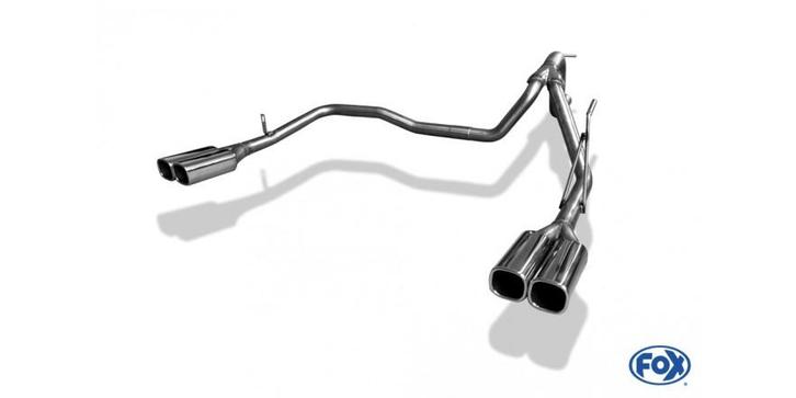 FOX Dodge Nitro uitlaatsysteem rechts/links - 2x78x75 type 7, Auto-onderdelen, Uitlaatsystemen, Nieuw, Verzenden