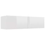 Tv-kast Wit 120x30x30cm | OP = OP | Muurbevestiging Mogelijk, Huis en Inrichting, 100 tot 150 cm, Verzenden, Nieuw, Minder dan 100 cm