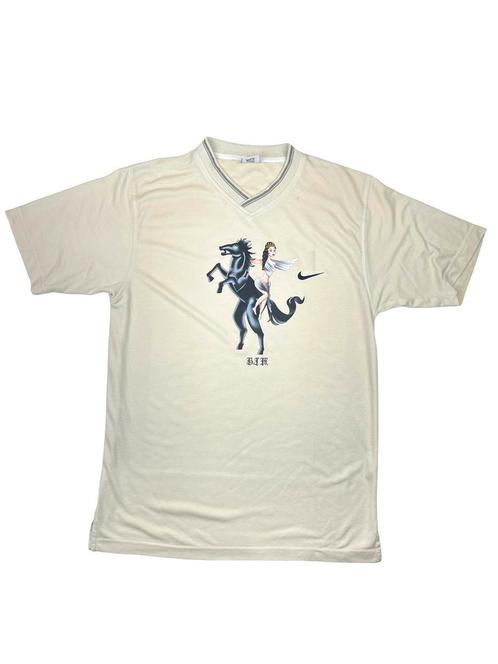 Nike T-Shirt (Horse design, reworked) Maat M, Bijoux, Sacs & Beauté, Accessoires Autre, Enlèvement ou Envoi