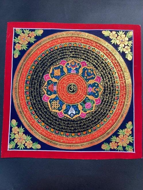 Mandala of the Eight Auspicious Treasures  - Lama -, Antiek en Kunst, Antiek | Overige Antiek