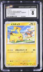 Pokémon - 2 Graded card - Pikachu Promo card - CGC - Scarlet