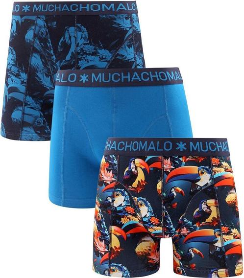 Muchachomalo Boxershorts 3-Pack Toucan maat M Heren, Kleding | Heren, Ondergoed, Blauw, Boxer, Verzenden