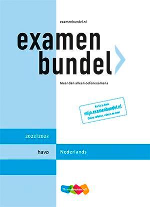 Examenbundel / havo Nederlands 2022/2023 9789006639674, Boeken, Overige Boeken, Gelezen, Verzenden