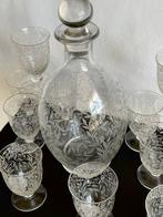 Baccarat France , kristallen servies model “Golfe Juan” -, Antiek en Kunst