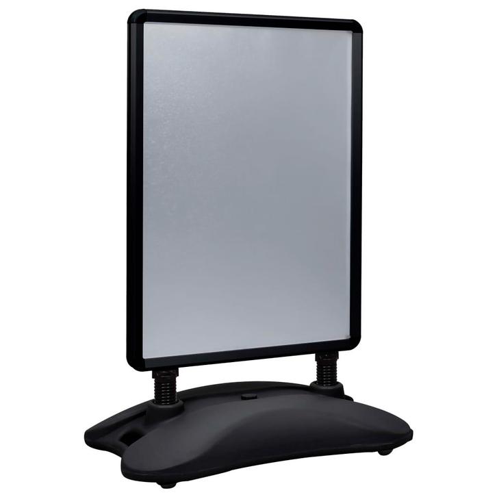 vidaXL Posterstandaard A1 wateranker aluminiumlegering zwart, Zakelijke goederen, Kantoor en Winkelinrichting | Kantoormeubilair en Inrichting