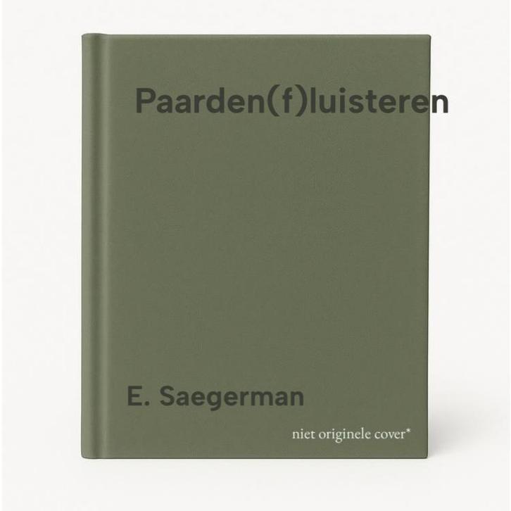 Paarden(f)luisteren 9789090259055 E. Saegerman, Livres, Science, Envoi