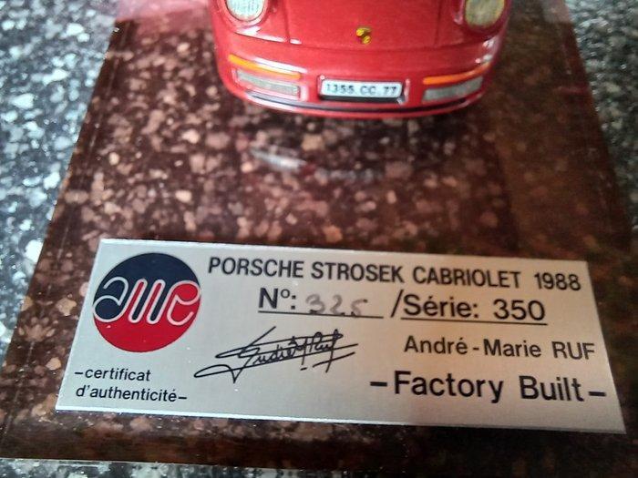 1:43 - Modelauto - A.M.R Porsche Strosek Cabriolet 1988 - Nr, Hobby en Vrije tijd, Modelauto's | 1:5 tot 1:12