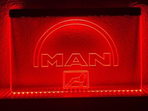 MAN vrachtwagen neon bord lamp LED  verlichting reclame lich, Huis en Inrichting, Lampen | Overige, Nieuw, Verzenden