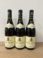 1996 M. Chapoutier, Cote Rotie - Rhône - 3 Flessen (0.75, Verzamelen, Wijnen, Nieuw