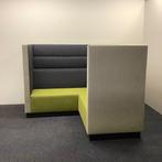 Akoestische hoekbank, stilte bank, 190x190 cm, hoogte 142 cm, Gebruikt, Bureau