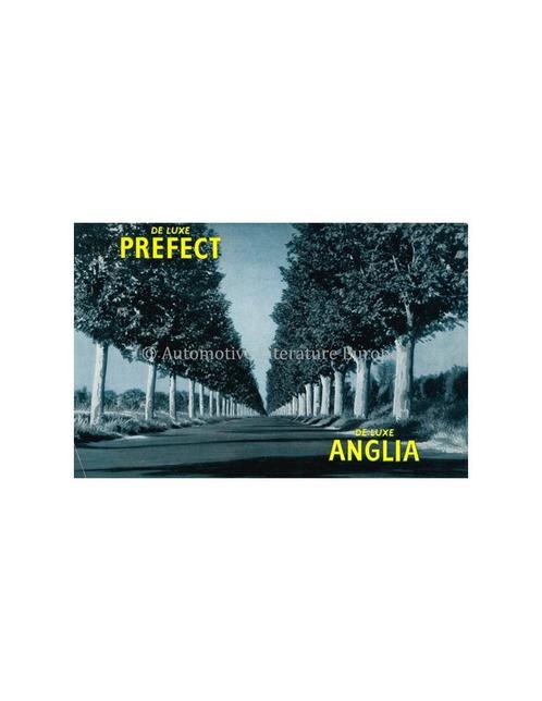 1956 FORD PREFECT & ANGLIA DELUXE BROCHURE NEDERLANDS, Boeken, Auto's | Folders en Tijdschriften