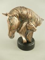 Figurine - Paard met veulen - 28 cm - Polystone