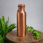 Puur koperen waterfles flower of life mat met handgreep ±, Ophalen of Verzenden