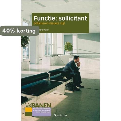 Functie: sollicitant 9789049102548 Geerhard Bolte, Boeken, Economie, Management en Marketing, Zo goed als nieuw, Verzenden