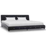 vidaXL Cadre de lit Noir Similicuir 180 x 200 cm, Maison & Meubles, Chambre à coucher | Lits, Neuf, Verzenden