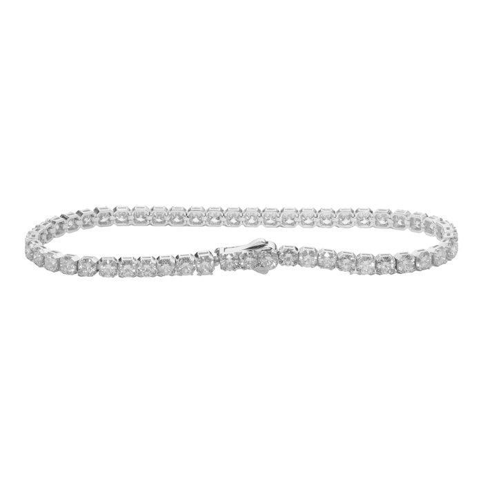Zonder Minimumprijs - Armband - 14 karaat Witgoud - 5.17ct., Handtassen en Accessoires, Armbanden