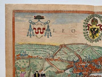 België - Liège; G. Braun and F. Hogenberg - Leodium -
