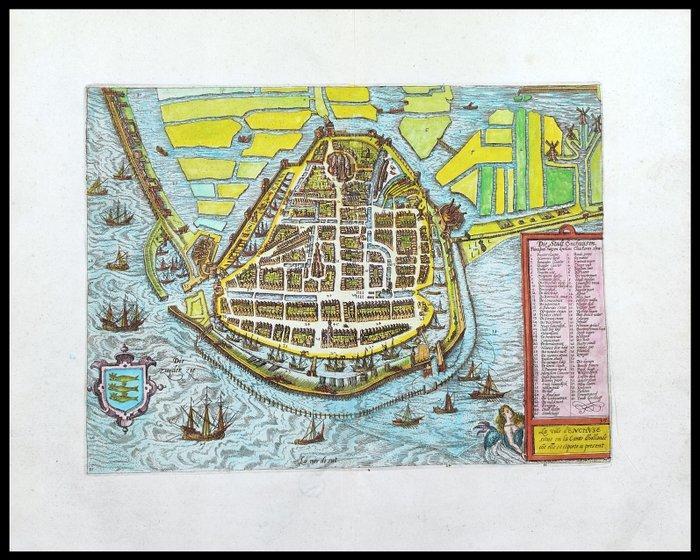 Nederland - Stad van Enkhuizen, Europa, Noord-Holland,, Boeken, Atlassen en Landkaarten