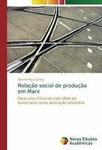 Relacao social de producao em Marx. Elcemir   .=, Boeken, Verzenden, Zo goed als nieuw, Paco Cunha Elcemir