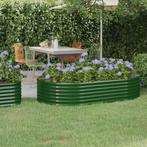 vidaXL Plantenbak 175x100x36 cm gegalvaniseerd staal groen, Verzenden, Nieuw