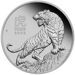 Australië. 100 Dollars 2022 Lunar Tiger, 1 Oz (.999), Postzegels en Munten