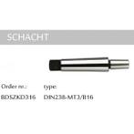 Bds bdszkd316 type d'arbre din238-mt3/b16