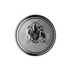 Barbados. 1 Dollar 2022 1 oz $1 Barbados Trident Silver Coin, Postzegels en Munten