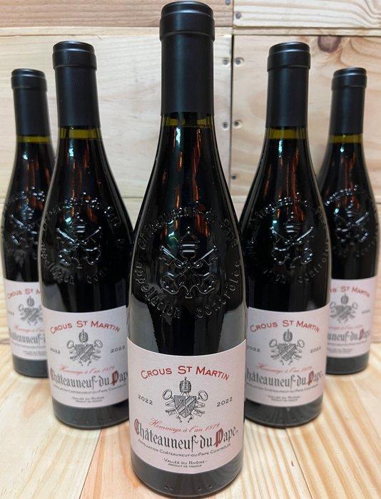 2022 Domaine Crous St. Martin Hommage à lAn 1879 -, Verzamelen, Wijnen