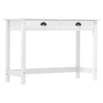 Wandtafel Grenen - Wit 110cm | Retour Deal | -40%, Verzenden, Nieuw, Bureau