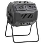 vidaXL Compostbak 160 L 73x64x95 zwart, Tuin en Terras, Verzenden, Nieuw