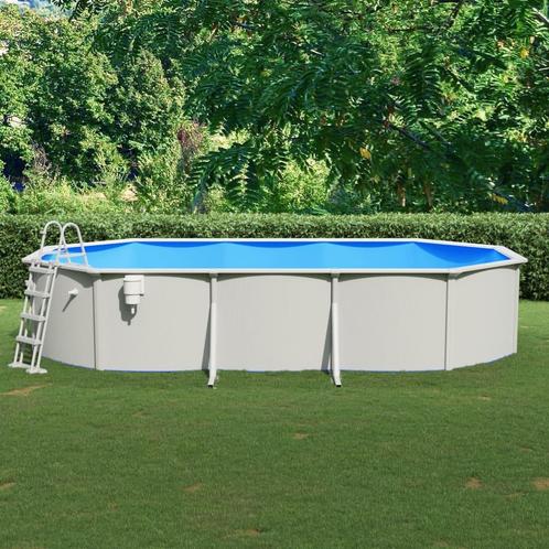 vidaXL Zwembad met veiligheidsladder 610x360x120 cm, Jardin & Terrasse, Piscines, Envoi