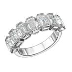 18 karaat Witgoud - Ring - 5.11 ct Diamant