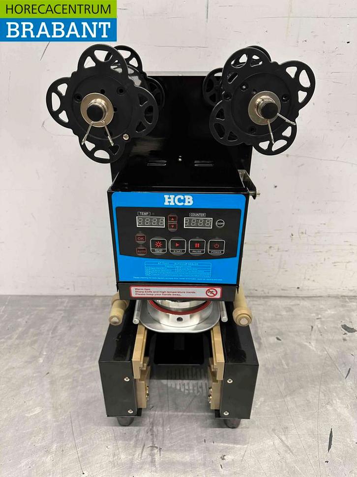 Automatische cupsealer cupsealing machine Bubble tea 300/500, Zakelijke goederen, Horeca | Keukenapparatuur, Ophalen of Verzenden