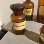 Apothekerspot (6) - amberkleurig - Apothekerspotten etiket