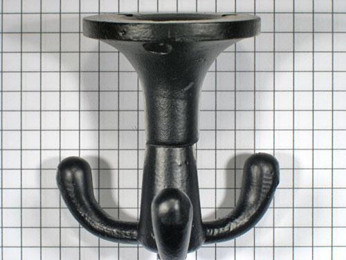 Kapstokhaak onderbouw, ijzer zwart, Huis en Inrichting, Woonaccessoires | Kapstokken, Nieuw, Overige materialen