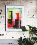 Ronald Hunter - City Structure, Antiek en Kunst, Kunst | Schilderijen | Modern