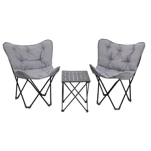Camping/festival stoelen met tafel - 3-delig, Huis en Inrichting, Keuken | Potten en Pannen, Nieuw, Verzenden